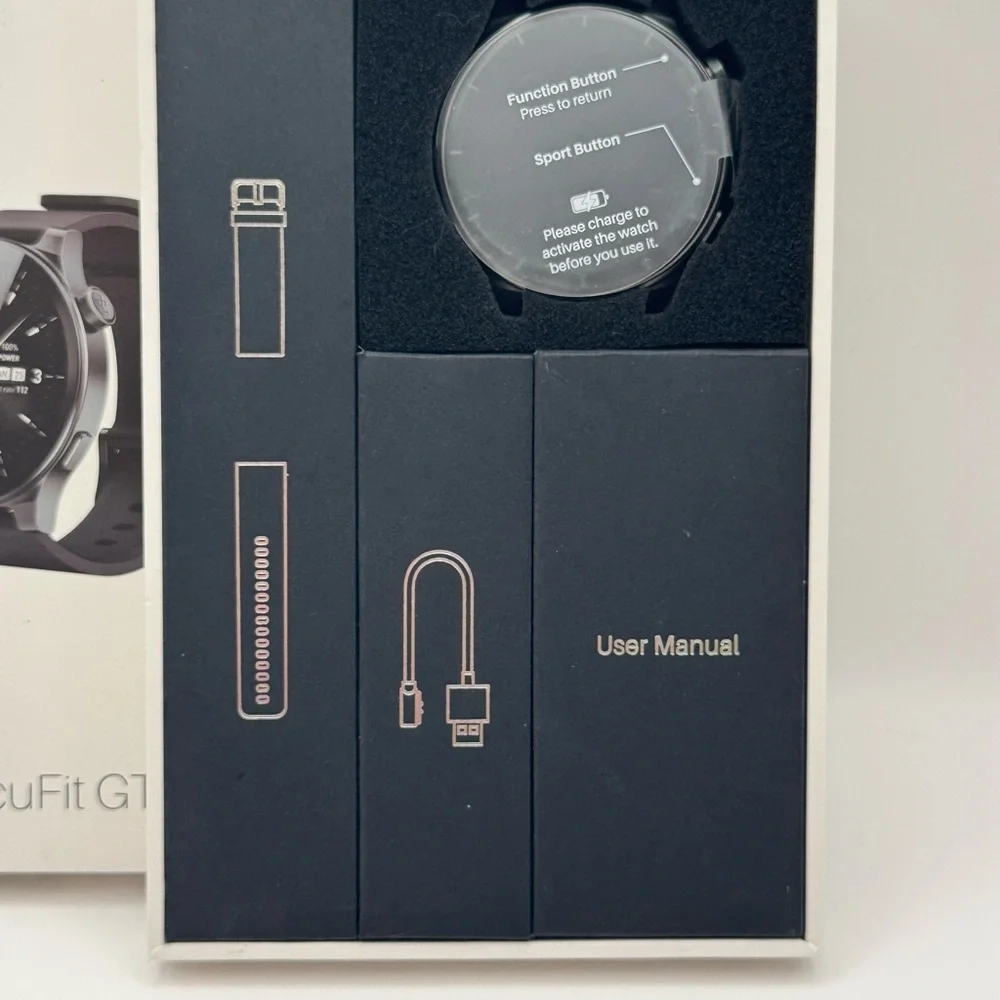 TOZO AMOLED S5 AcuFit GT Smartwatch - Black
